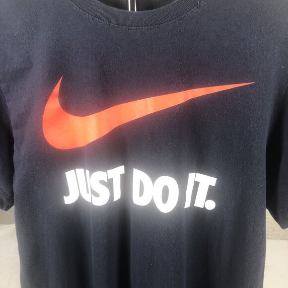 Nike Men's Active Wear Just Do It Swoosh Graphic Athletic Workout Gym T-Shirt - Picture 3 of 5